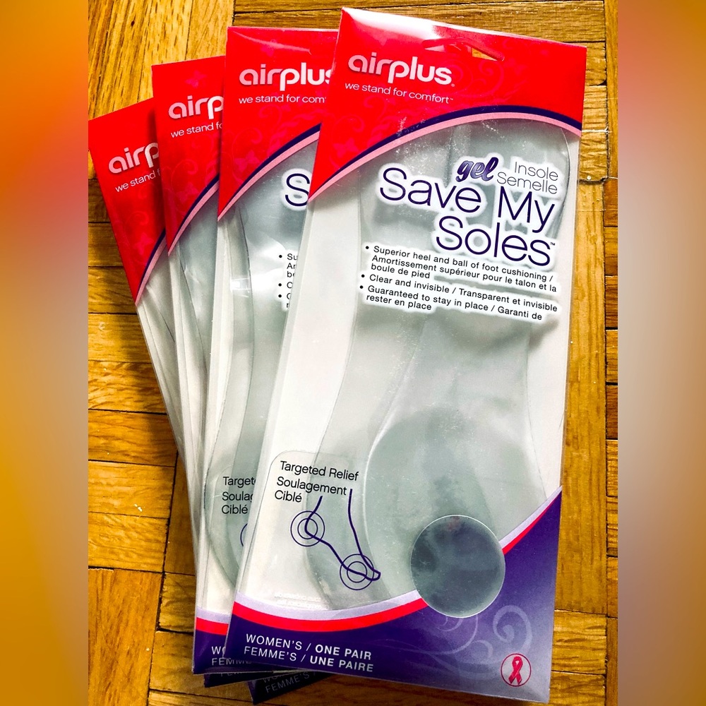 Insoles - Airplus Gel Save My Soles (4 Pairs)